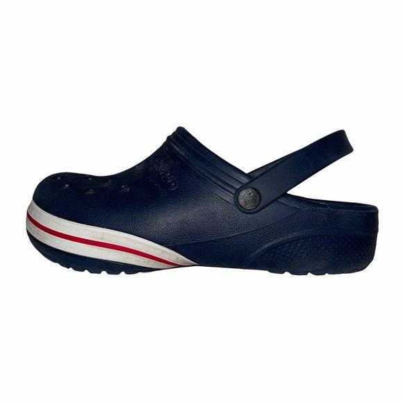 Crocs Jibbitz Navy Red Platform Clogs Unisex J 2 - Picture 5 of 10